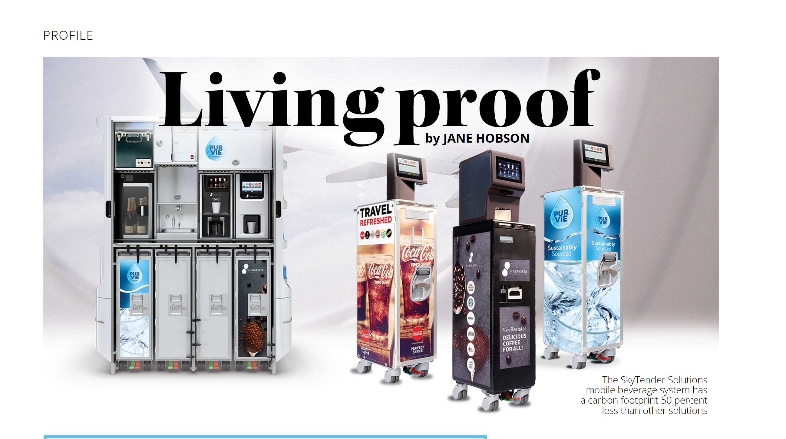 How sustainable can beverage catering in aviation become?
