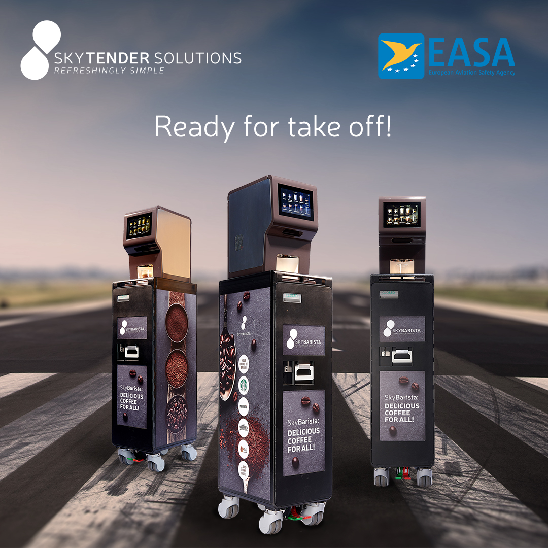 SkyTenders SkyBarista Coffee Systems successfully certified by EASA