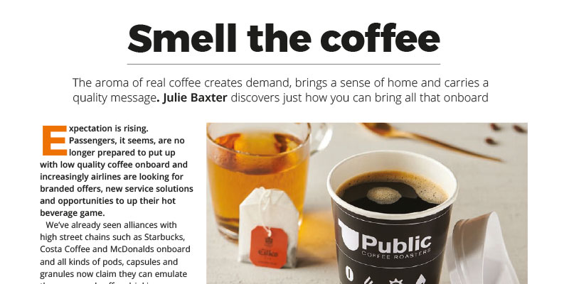 Onboard Hospitality: How Skytenders SkyBarista Trolley brings great coffee experience into aviation