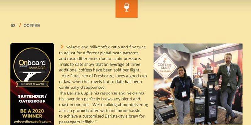 Onboard Hospitality: The coffee market and how Skytender serves the Coffee connoisseurs