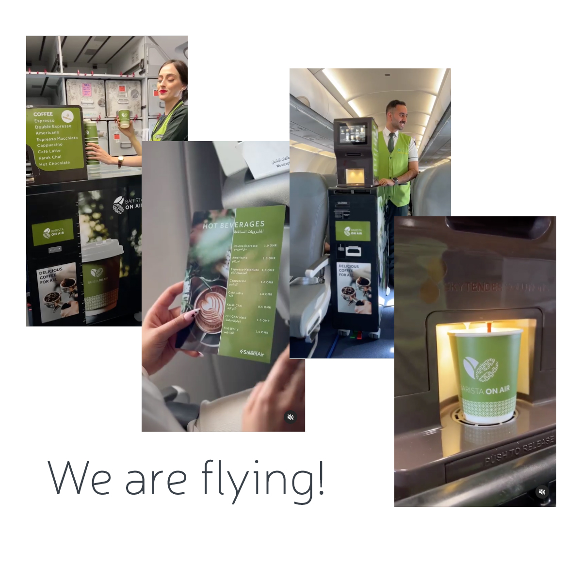 We are flying!